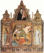 Ambrogio Lorenzetti St Michael oil